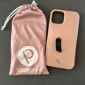 Loopy rose gold iPhone 12 Pro case